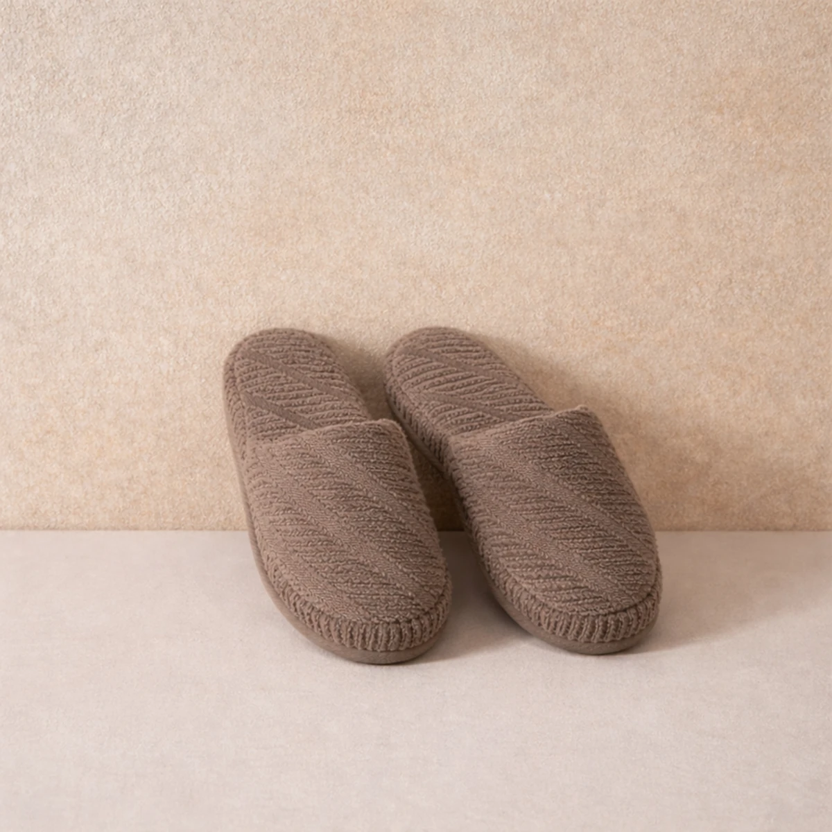 Manamo Dolce Slipper Cotton Mocha Jacquard 37-39