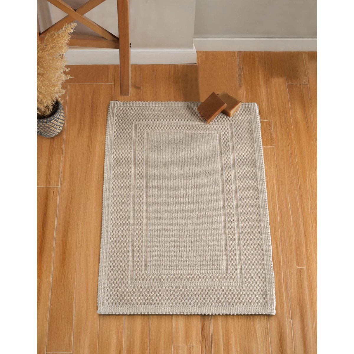 Manamo Fuji Bath Mat Cotton Linen  40x60 cm