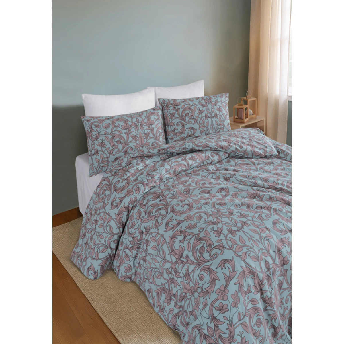 Manamo Branch Duvet Cover With Pillow Case Cotton  Double200x220+50x70 cm(2)