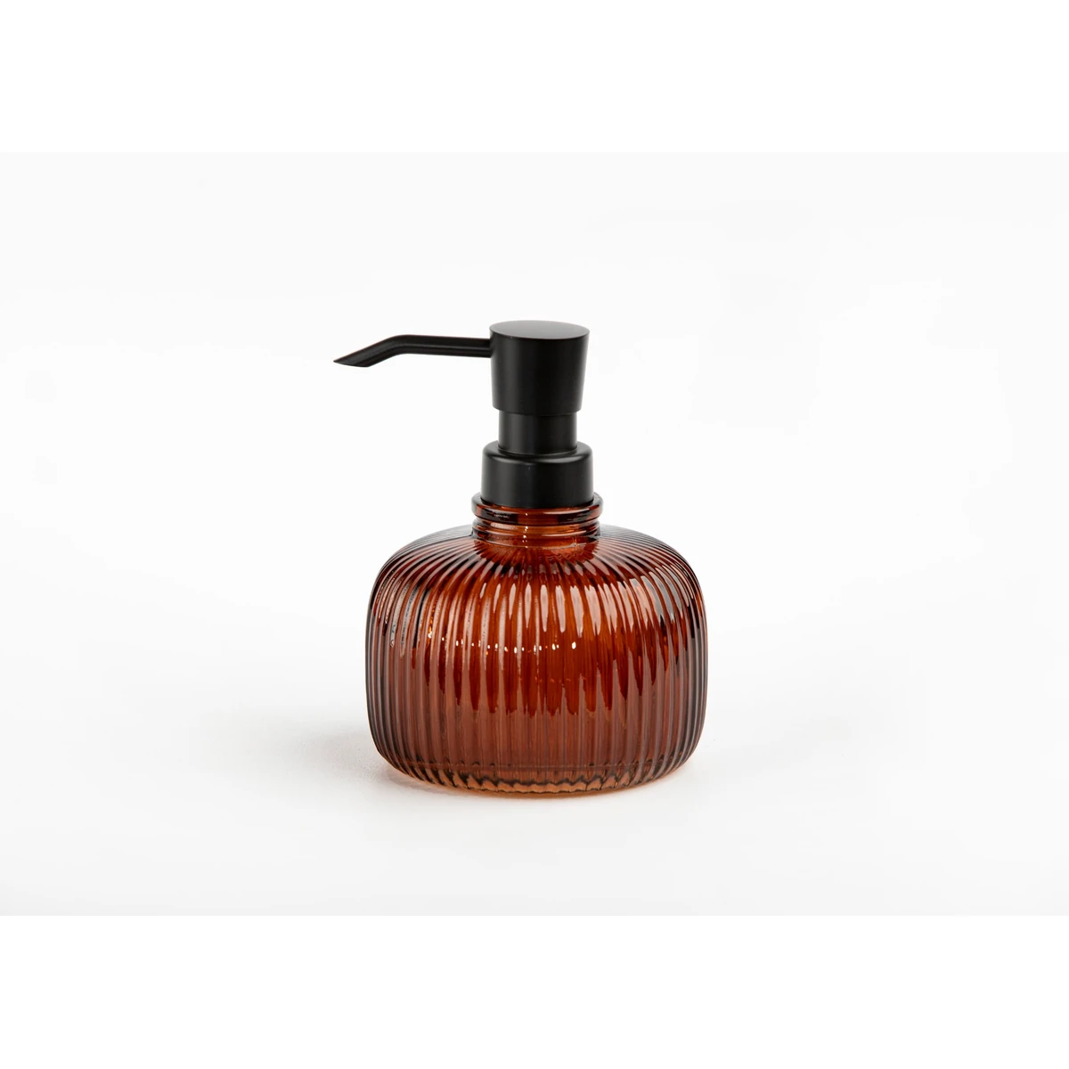 Manamo Star Liquid Soap Dispenser  Glass Amber  10.3x10.3x13.1 cm