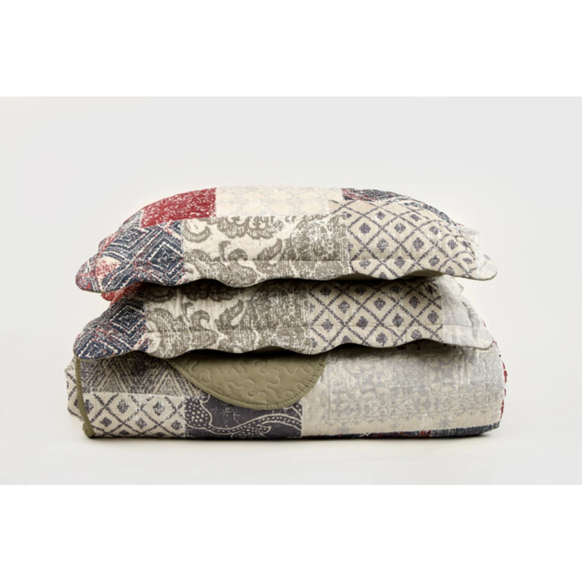 Manamo Paisley Bed Cover  Mink Double 240x250+50x70 cm (2pc)