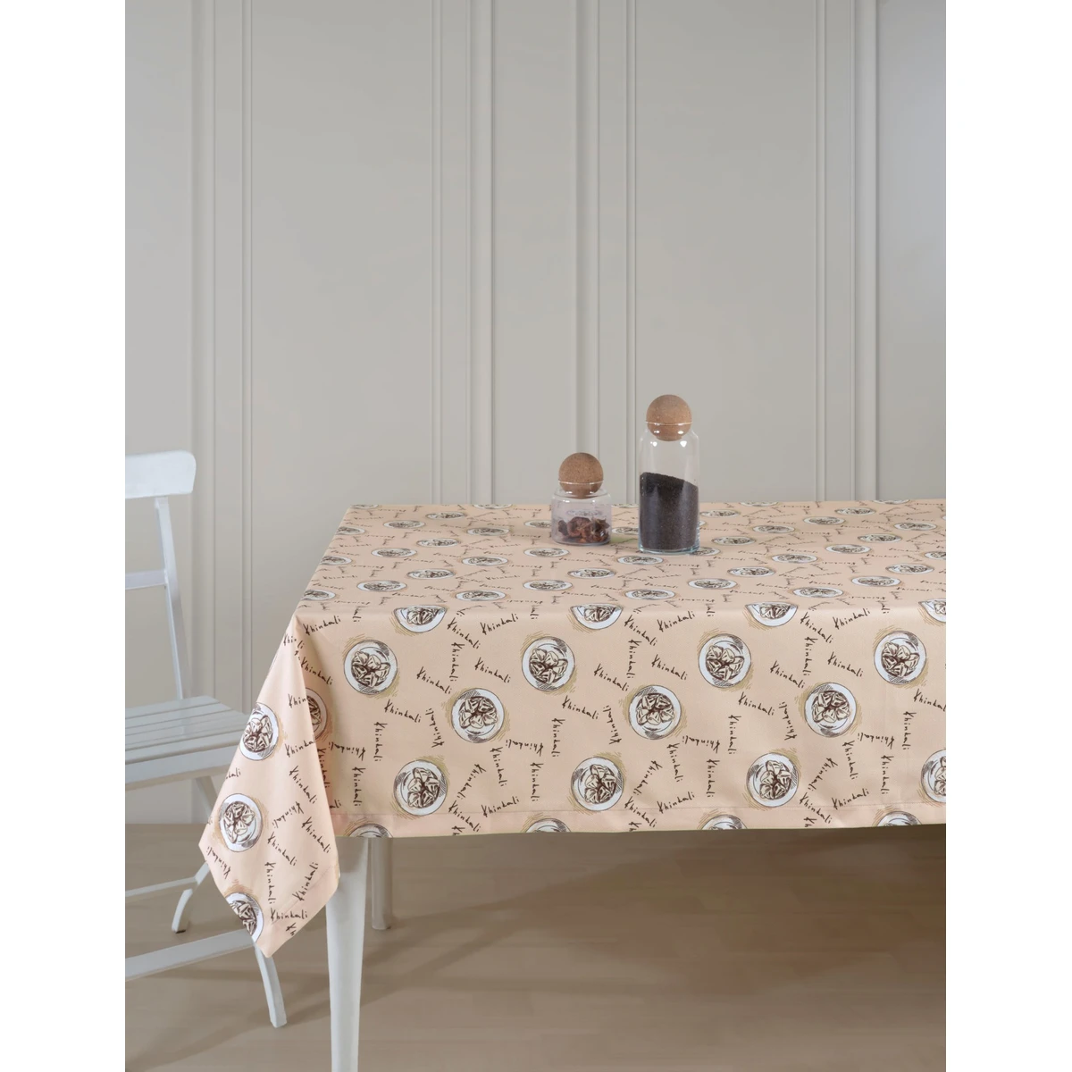 Manamo Khinkali Table Cloth Digital Print Polyester  140x250 cm