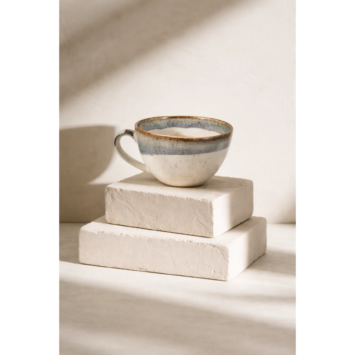 Manamo Luna Nescafe Mug Ceramiic Indigo  210 cc