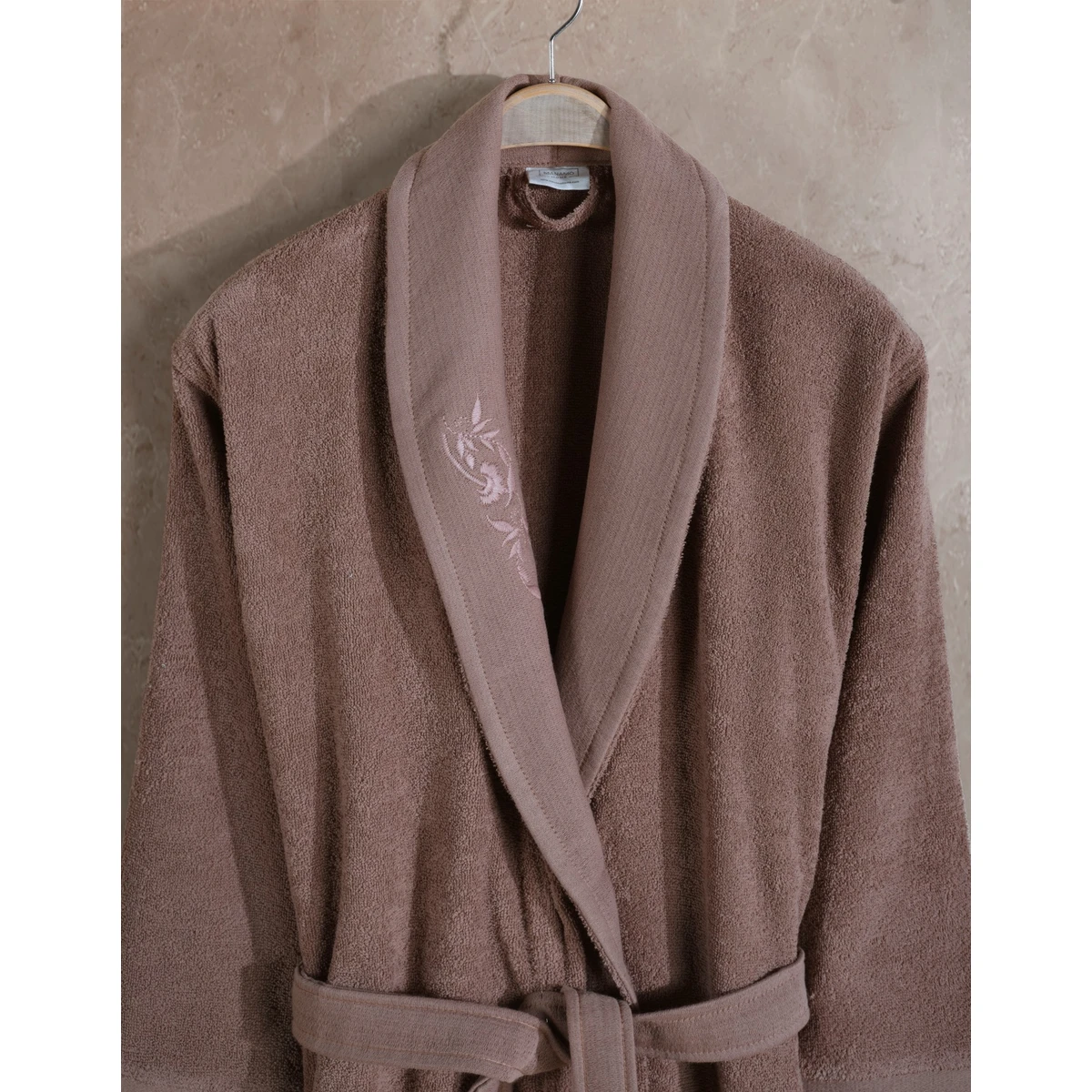 Manamo Elain Bathrobe Cotton Mocha S/M