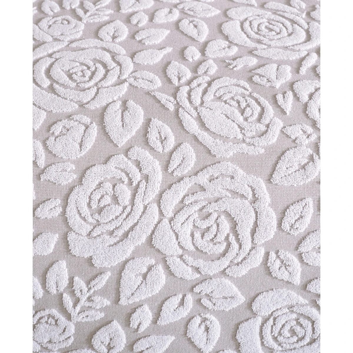 Manamo Rose Pike Cotton Towel White/Beige Single Size 160x230 cm