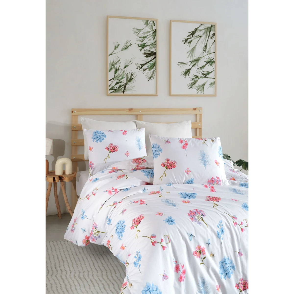 Manamo M&D Orchid Duvet Cover With Pillow Case Cotton  Single Size 160x220 cm+50X70 cm