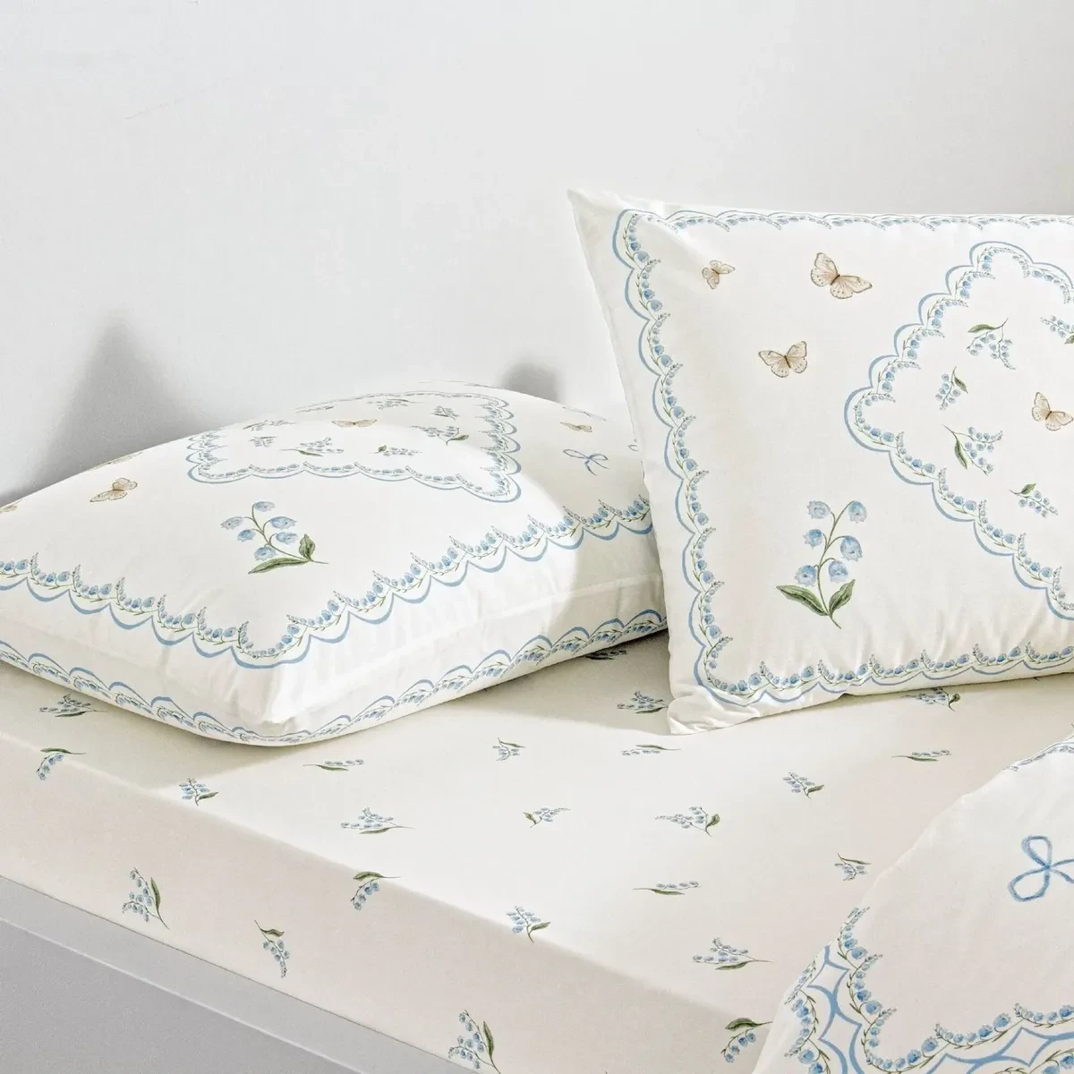 TAC Elyon Ranforce Bed Linen Set Double Size 200x220+240x260+50x70(2pc) cm  