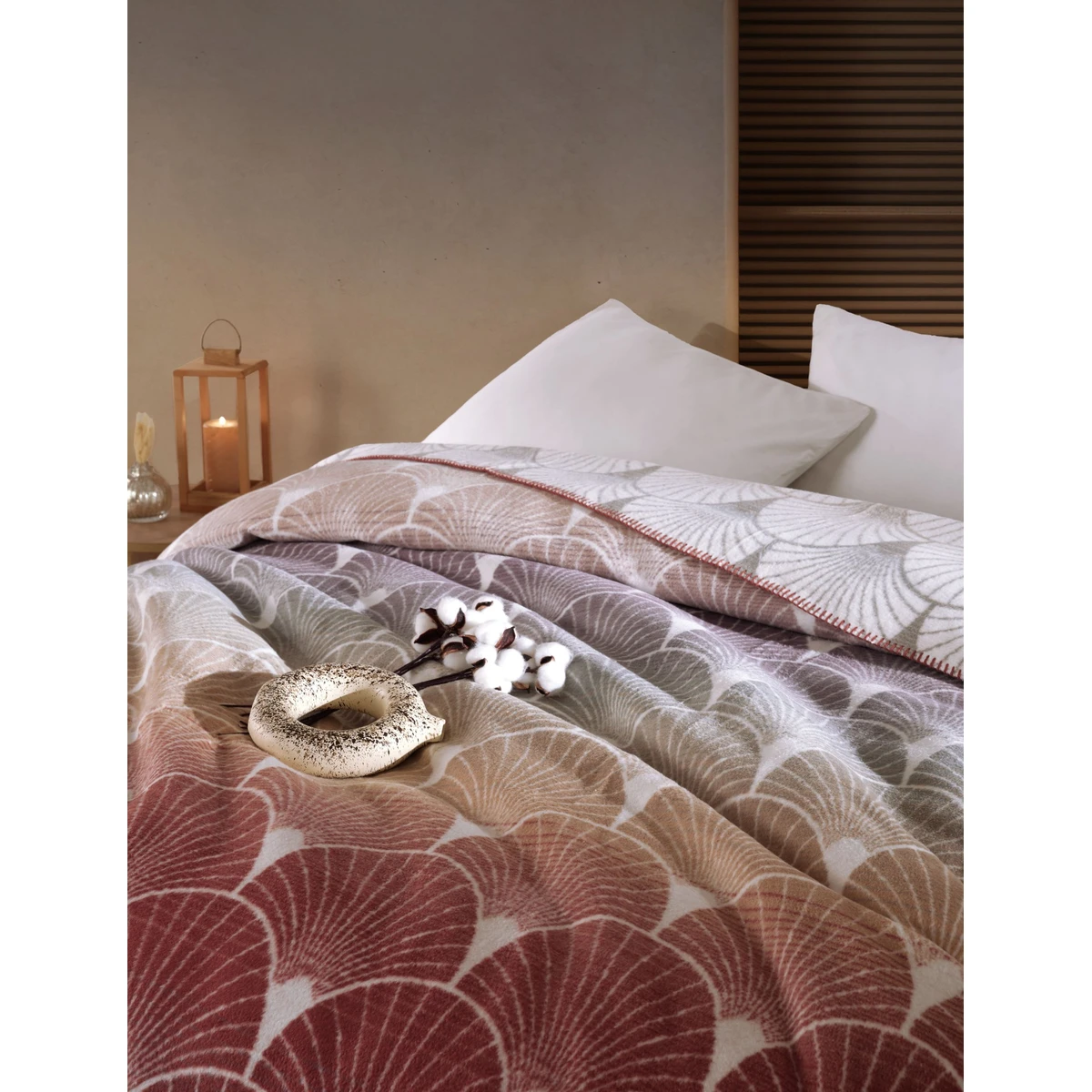 Manamo  Mussel Blanket Cotton/Acrylic Colorful 200x230