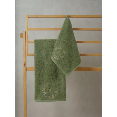 Manamo Merry Christmas Hand Towel Cotton Green  30x45 სმ