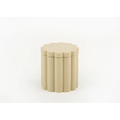 Manamo Tria Cotton Cover Polyresin Mink  8.8x8.8x9.6 cm