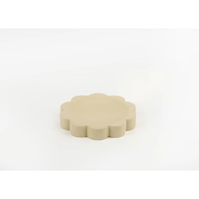 Manamo Tria Soap Dish  Polyresin Mink  11.7x11.7x1.8 cm