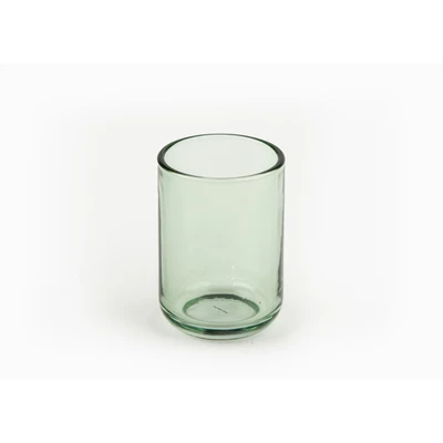 Manamo Sima Toothpaste Dispenser Glass Green  7.6x7.6x10.7 cm