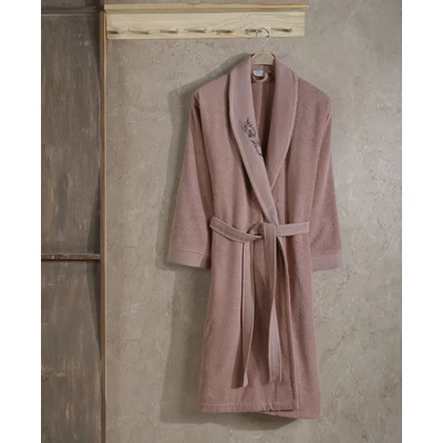 Manamo Elain Bathrobe Cotton Blush L/XL