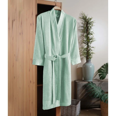 Manamo Pure Bamboo Kimono Bathrobe Cameo 2XL/3XL 
