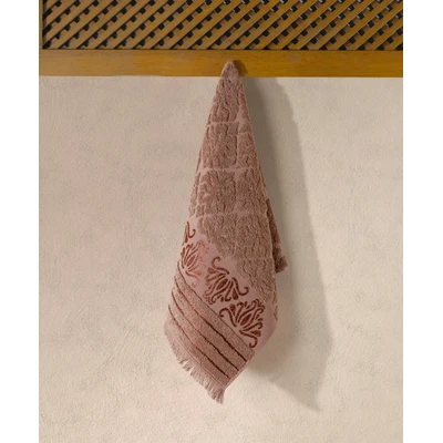 Manamo Paisley Jacquard Towel Face Amber 50X85 cm