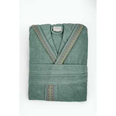 Manamo Linyi Bathrobe Cotton Cameo Jacquard Hooded S/M