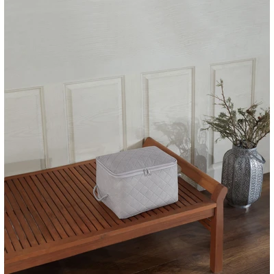 Manamo  Plain Organizer Quilted Grey 30x22x18 cm