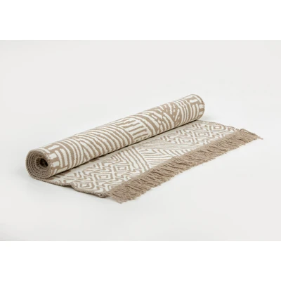 Manamo Arrows Carpet Acrylic Mink/Ecru 80x150 cm