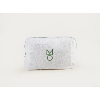 Manamo Terry Cotton Cosmetic Bag 13x20 White